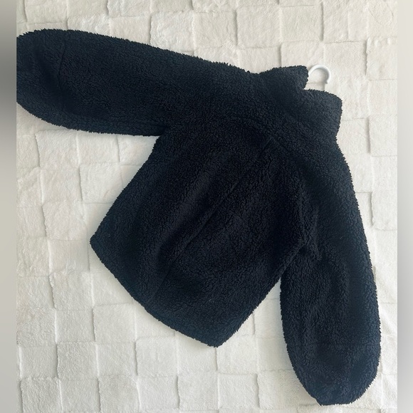 LULULEMON Warm Restore Sherpa Pullover Size XS/S Women’s Black Fleece Mock Neck - Picture 3 of 10